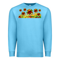 Ocean Blue juneteenth sunflowers libbey glass Premium Sweatshirt - HRA Design Shop