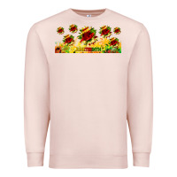 Pale Pink juneteenth sunflowers libbey glass Premium Sweatshirt - HRA Design Shop