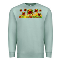 Seafoam juneteenth sunflowers libbey glass Premium Sweatshirt - HRA Design Shop