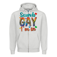 Dove Grey sounds gay im in Zipper Hoodie - texasbilliewilder