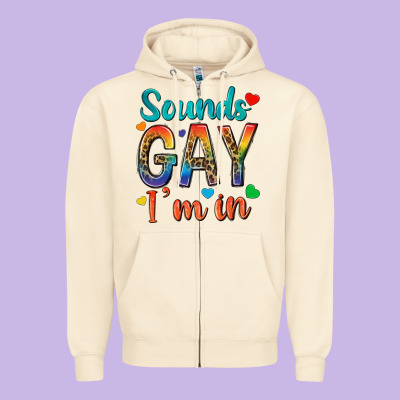 Zipper Hoodie sounds gay im in