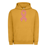 Pigment Peanut Butter breast cancer ribbon Urban Hoodie - MaliasSmallBusiness