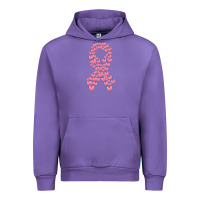 Tulip breast cancer ribbon Urban Hoodie - MaliasSmallBusiness