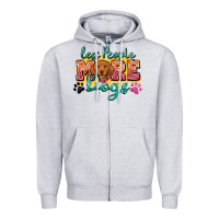 Heather Grey less people more dogs Zipper Hoodie - Zillion Design Studio
