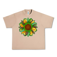 Burro st patricks sunflower with leopard  shamrock and glitter Urban Heavy Tee - Artiststas