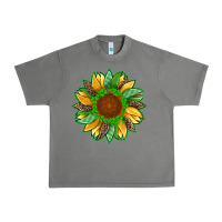 Tornado st patricks sunflower with leopard  shamrock and glitter Urban Heavy Tee - Artiststas