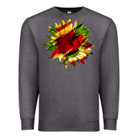 Charcoal Heather juneteenth sunflower Premium Sweatshirt - HRA Design Shop