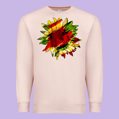 Juneteenth Sunflower Premium Sweatshirt Designed By Hra Design Shop