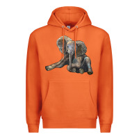 Carrot Baby Elephant Premium Hoodie - LillyAllenDesigns