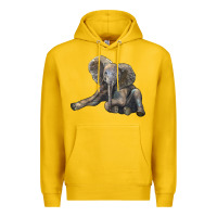 Lemon Baby Elephant Premium Hoodie - LillyAllenDesigns