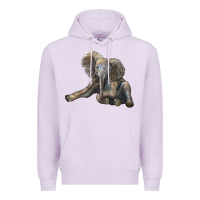 Lilac Baby Elephant Premium Hoodie - LillyAllenDesigns