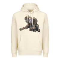Sandshell Baby Elephant Premium Hoodie - LillyAllenDesigns