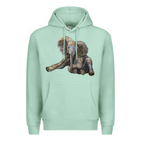 Seafoam Baby Elephant Premium Hoodie - LillyAllenDesigns