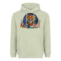 Matcha halloween Heavyweight Hoodie - CowhideDigitalArt
