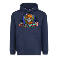 Navy halloween Heavyweight Hoodie - CowhideDigitalArt