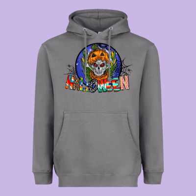 Halloween Heavyweight Hoodie Designed By Cowhidedigitalart