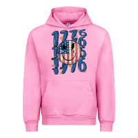 Fuchsia Pink 1776 Urban Hoodie - MaliasSmallBusiness