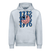 Heather Grey 1776 Urban Hoodie - MaliasSmallBusiness