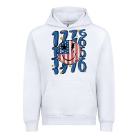White 1776 Urban Hoodie - MaliasSmallBusiness