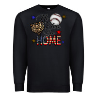 Black no place like home Premium Sweatshirt - CowhideDigitalArt