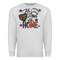 Dove Grey no place like home Premium Sweatshirt - CowhideDigitalArt