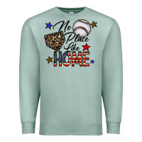 Seafoam no place like home Premium Sweatshirt - CowhideDigitalArt