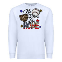 White no place like home Premium Sweatshirt - CowhideDigitalArt
