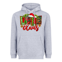 Heather Grey christmas lele claus Heavyweight Hoodie - FaDigitalArtStudio