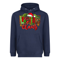 Navy christmas lele claus Heavyweight Hoodie - FaDigitalArtStudio