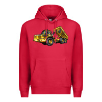 Cardinal Articulated Hauler Premium Hoodie - LillyAllenDesigns