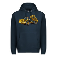 Navy Articulated Hauler Premium Hoodie - LillyAllenDesigns