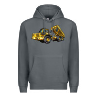 Rock Articulated Hauler Premium Hoodie - LillyAllenDesigns