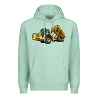 Seafoam Articulated Hauler Premium Hoodie - LillyAllenDesigns