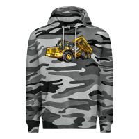Slate Camo Articulated Hauler Premium Hoodie - LillyAllenDesigns