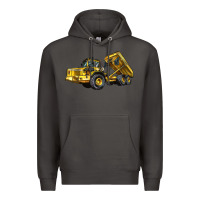Smoke Articulated Hauler Premium Hoodie - LillyAllenDesigns