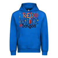 Cobalt red white boujee Urban Hoodie - MaliasSmallBusiness