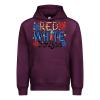 Mauve Wine red white boujee Urban Hoodie - MaliasSmallBusiness