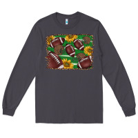 Smoke American football background Long Sleeve Tee - BarkalooDesign