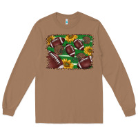 Toasted Coconut American football background Long Sleeve Tee - BarkalooDesign