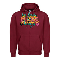 Burgundy less people more dogs paw zillion Zipper Hoodie - Zillion Design Studio