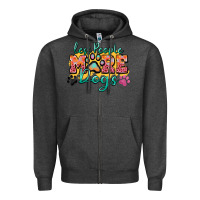 Charcoal Heather less people more dogs paw zillion Zipper Hoodie - Zillion Design Studio