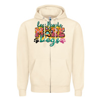 Sandshell less people more dogs paw zillion Zipper Hoodie - Zillion Design Studio