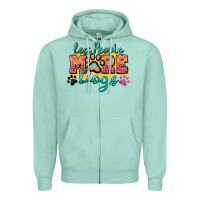 Less People More Dogs Paw Zillion Zipper Hoodie | Teevron