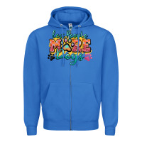 True Royal less people more dogs paw zillion Zipper Hoodie - Zillion Design Studio