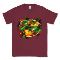 Burgundy juneteenth lips Classic Tee - Zillion Design Studio