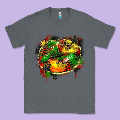Juneteenth Lips Classic Tee Designed By Zillion Design Studio