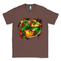 Chestnut juneteenth lips Classic Tee - Zillion Design Studio