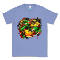 Colony Blue juneteenth lips Classic Tee - Zillion Design Studio