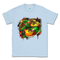 Dusty Blue juneteenth lips Classic Tee - Zillion Design Studio