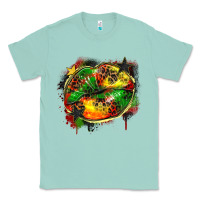 Seafoam juneteenth lips Classic Tee - Zillion Design Studio